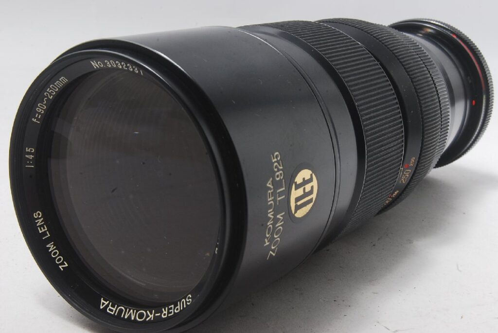 KOMURA SUPER-KOMURA ZOOM LENS 90-250mm F4.5 ZOOM TL925